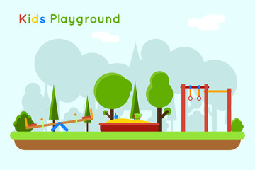 Playground vector background