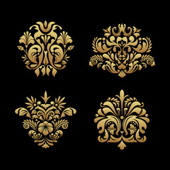 Royal background elements