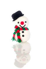 Snowman smiling