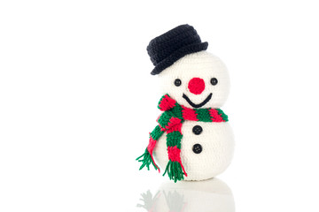 Snowman smiling