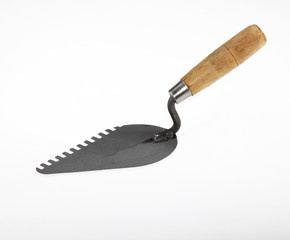 Old steel trowel