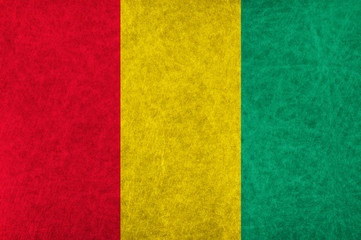 Fototapeta premium ギニア 国旗 国 旗