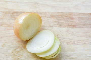 onions on a wooden floor
