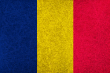 チャド　 国旗　国　旗