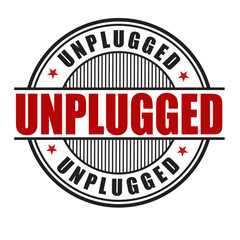Unplugged grunge stamp