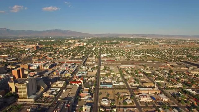 Aerial New Mexico Albuquerque
Aerial video of downtown Albuquerque during the day.