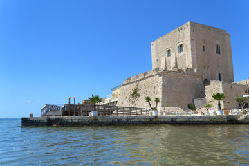 Fototapeta na wymiar La torre di Pozzallo, Torre Cabrera