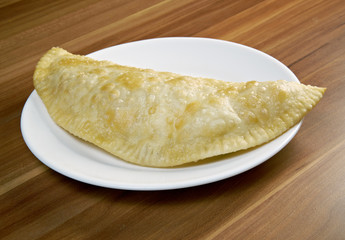 Cheburek with meat