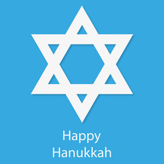 Stars on a blue background Hanukkah Day