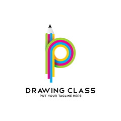 initial I P B Drawing Class logo icon.