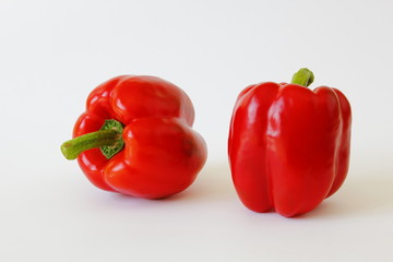 red pepper isolated on white background