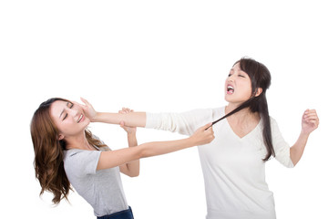 Asian women fight