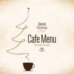 Special Christmas festive menu design