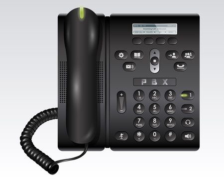 Black PBX Telephone