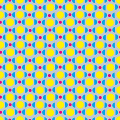 seamless pattern abstract circles. 抽象的な円形パターン