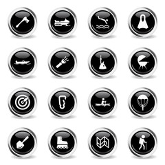 Active receration simply icons