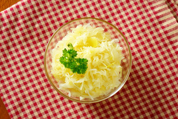 Bowl of sauerkraut