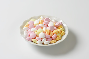 Fruit flavor pressed sugar candy