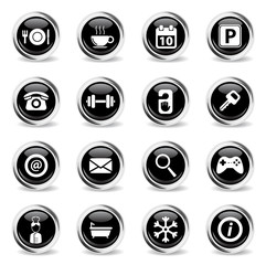 Hotel simply icons