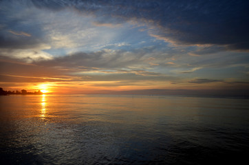 Obraz premium Tanjung Sepat beach in the morning light