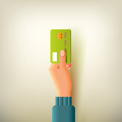 Hand with Credit Card