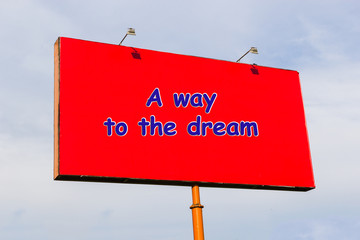 Путь к мечте: исполнение заветных желаний  - obrazy, fototapety, plakaty