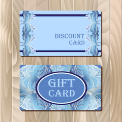 Voucher, Gift certificate, Coupon template for invitation, banner, ticket. 