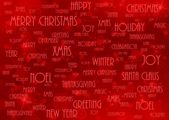 christmas background red