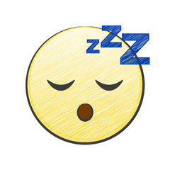 Schläfriges Gesicht