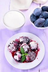 Baked Plums