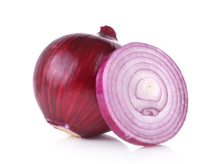 onion on white background