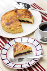 homemade gateau basque, tea time