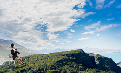 Naklejka premium Have coffee break
