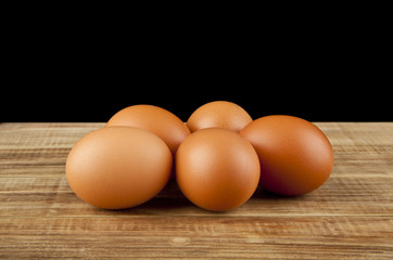 Chicken eggs