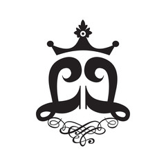 LL Initials Royal Crown