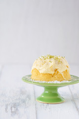 Kokoskuchen-Limetten-Kuchen