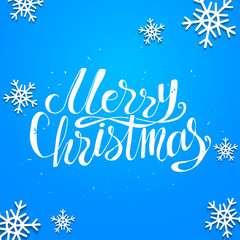 Greeting Christmas card