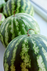 Watermelons closeup