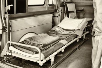 old ambulance