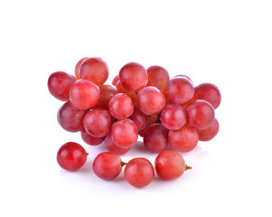 Fresh grape on white background
