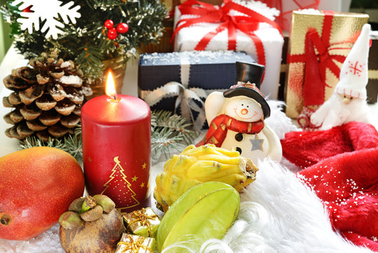 frutta esotica di Natale