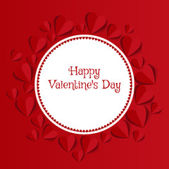 Valentine's day abstract background.