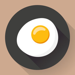 Vector illustration of omelette