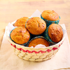 Pumpkin and pecan muffins