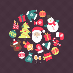 Happy New Year characters