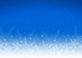 Fototapeta na wymiar Blue christmas background