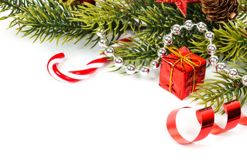 christmas gift with decoration