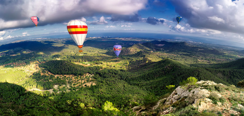 hot air balloons in majorca