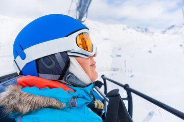 Woman On the Ski