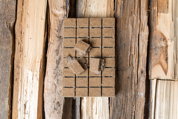 Briquettes for firing, ignition